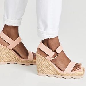 Good American Espadrille Wedge Sandal